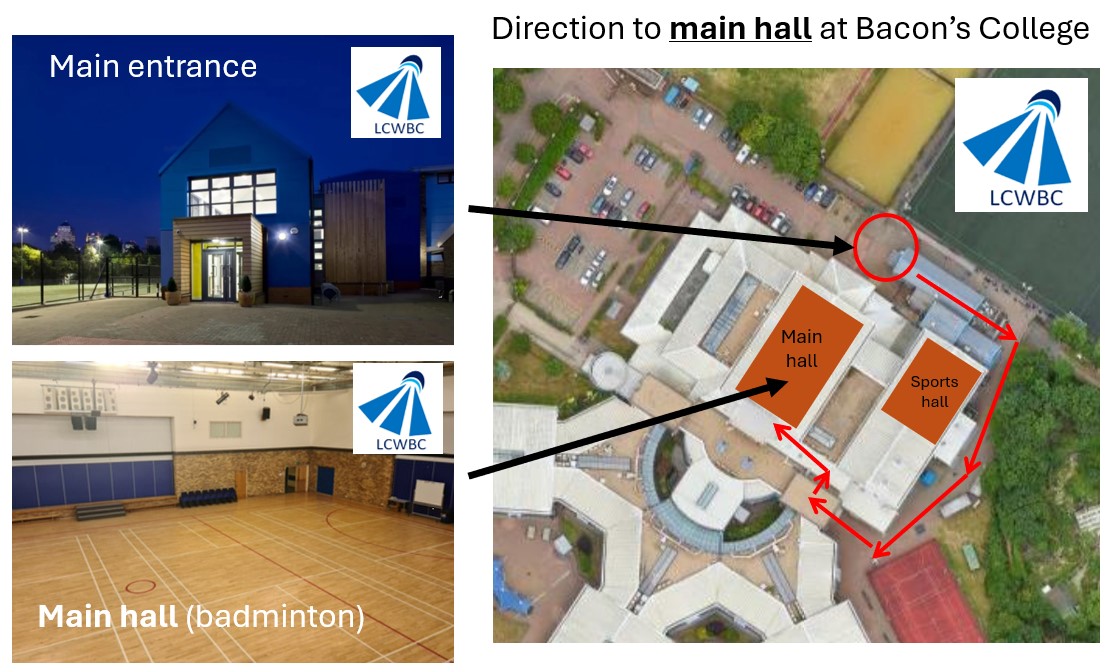 *BC Main Hall* Friday badminton (games) activity image